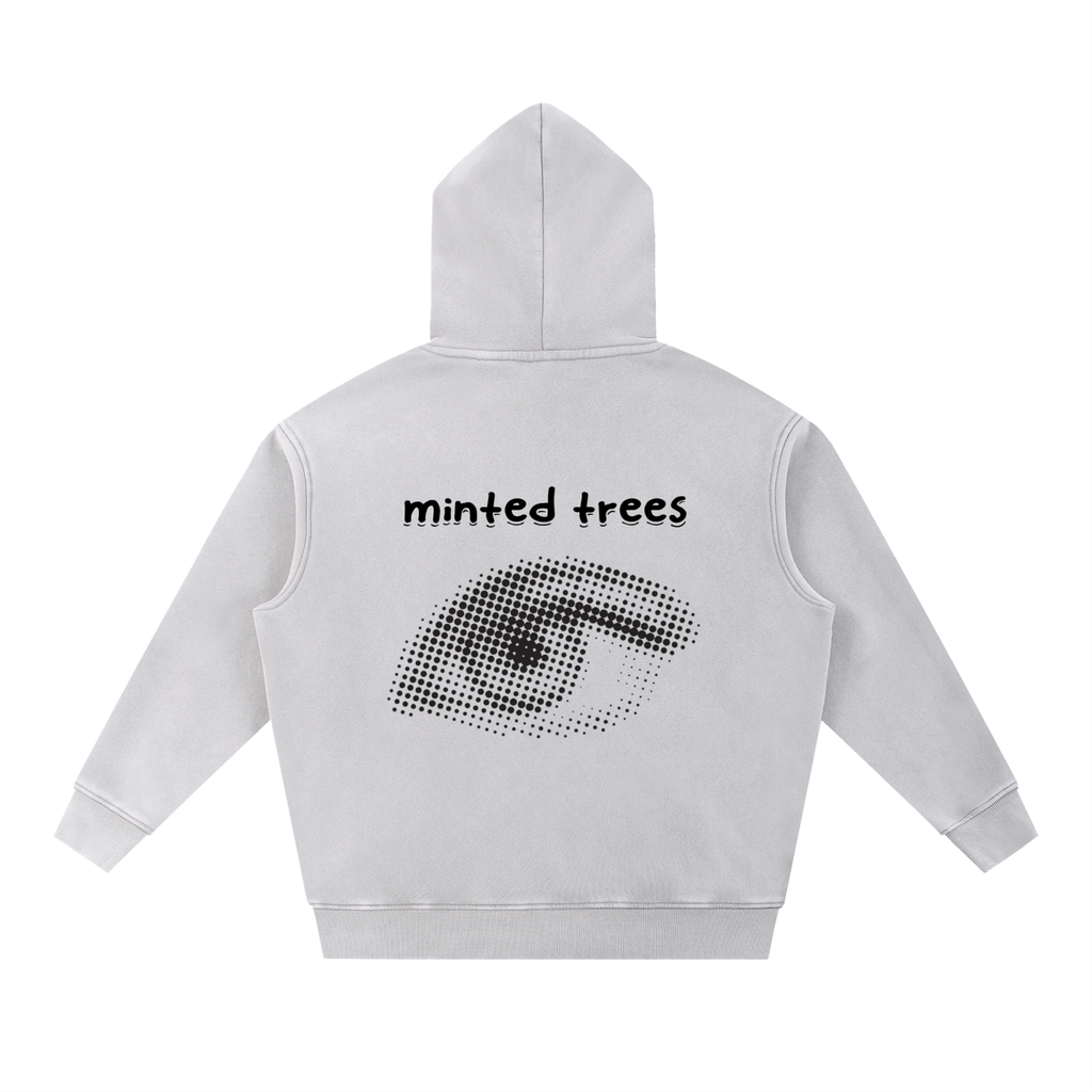 Snow Wash Fleece Oversize Hoodie