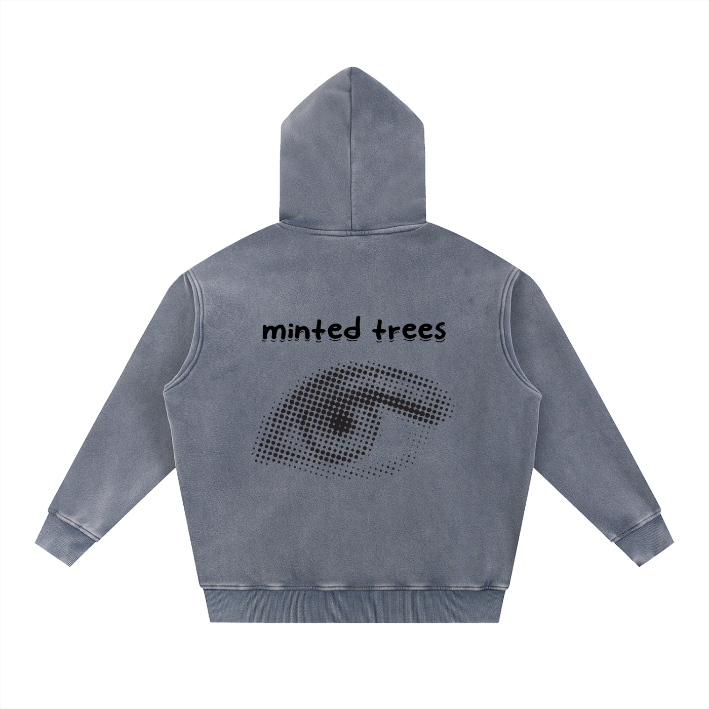 Snow Wash Fleece Oversize Hoodie