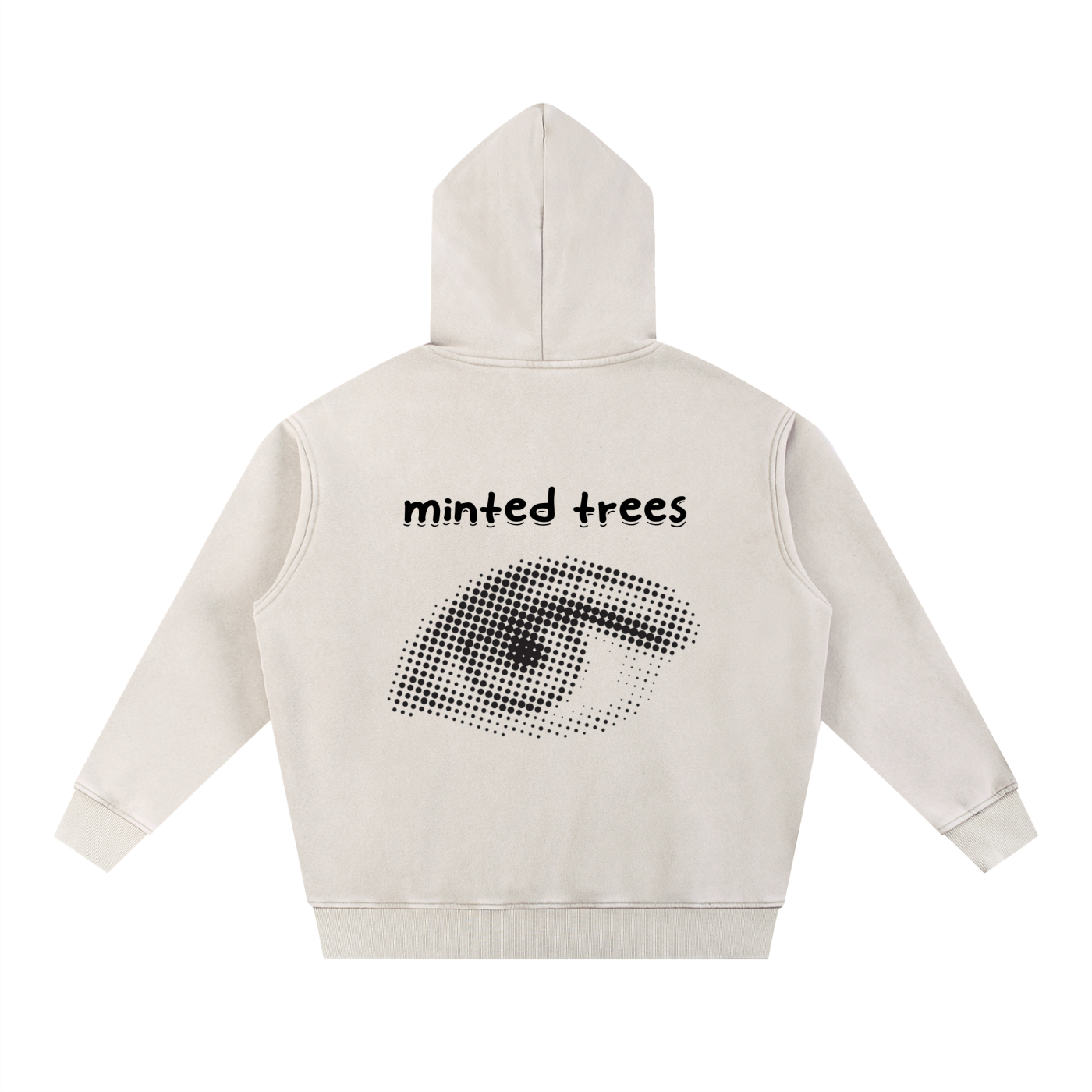 Snow Wash Fleece Oversize Hoodie