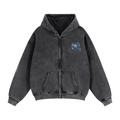 Zip-Through Boxy Fleece Hoodie