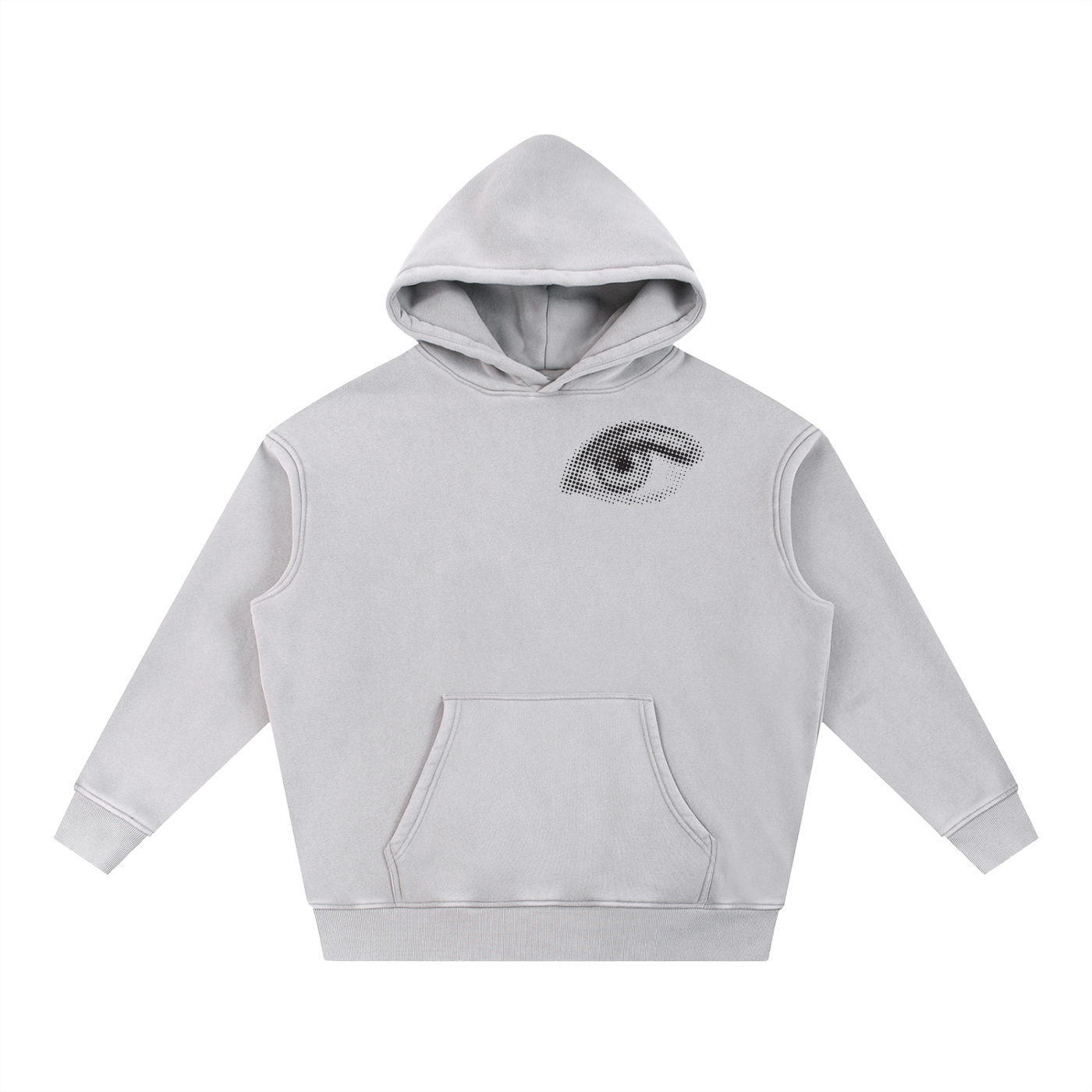 Snow Wash Fleece Oversize Hoodie