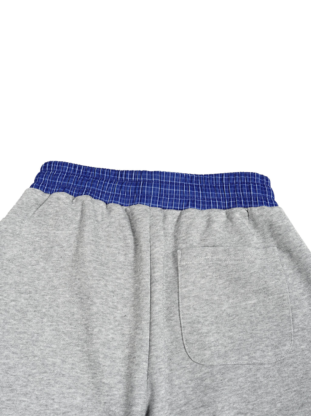 Plaid Waistband Barrel Sweatpants